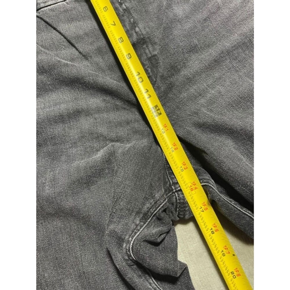 American Eagle Baggy Wide Leg Jeans Women Size 20 Black Curvy Super High Rise - Picture 9 of 15
